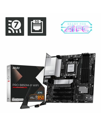 Motherboard MSI PRO B850M-P WIFI AMD AM5