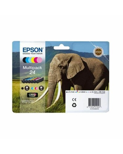 Original Bläckpatron Epson Multipack 24 Gul Svart Turkos Magenta