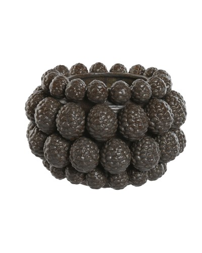 Maljakko Home ESPRIT Ruskea Kivitavara Ananas 30 x 30 x 20 cm