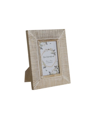 Cornice Portafoto Esprit in Legno di Mango Bianco, 19 x 1 x 24 cm