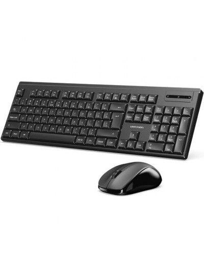 Keyboard and Wireless Mouse Vention KTZB0-EN Black