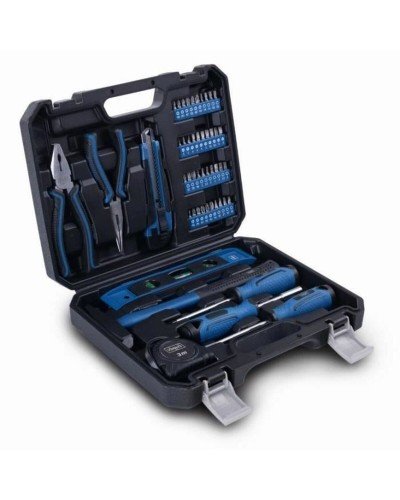Valigetta Degli Attrezzi Scheppach WZK49 Azzurro Nero 50 Pezzi