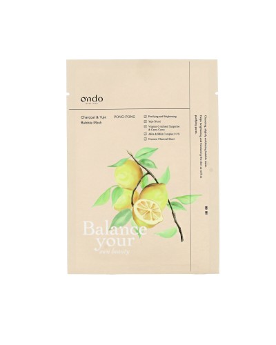 Exfoliërende Masker Ondo Beauty 36.5 CHARCOAL & YUJA