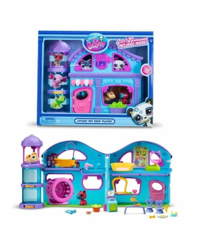 Playset Bandai The Big House Littlest Pet Shop 22 Piezas