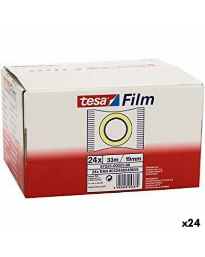 Ruban adhésif TESA 19 mm 33 m Transparent (24 Unités)