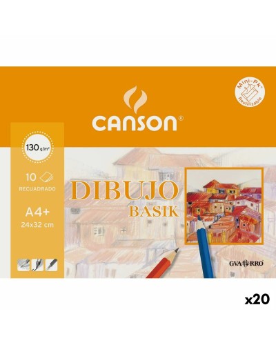 Blocco da disegno Canson 10 Fogli A4 (20 Unità)