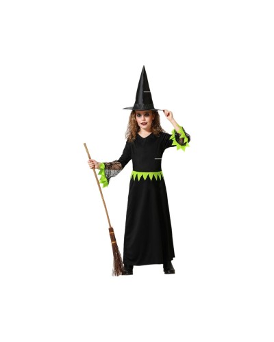 Disfraz para Niños Verde Bruja Halloween