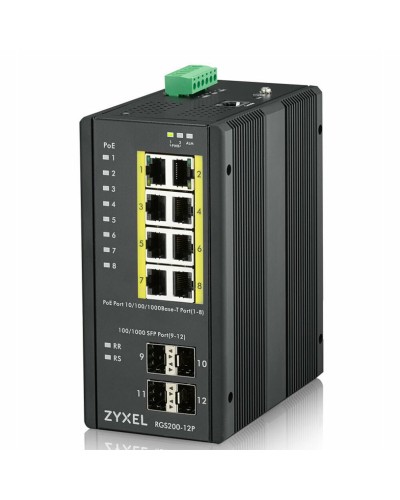 Switch ZyXEL RGS200-12P Schwarz 240 W