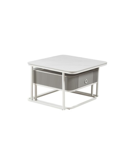 ESPRIT Coffee Table White, 70 x 70 x 45 cm
