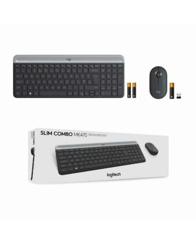 Keyboard and Mouse Logitech 920-009198 Spanish Qwerty QWERTY