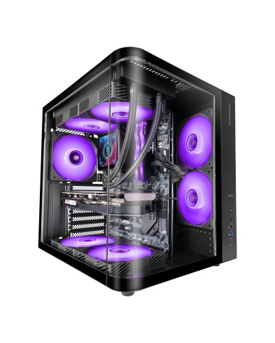 ATX Semi-Tower Gehäuse Mars Gaming MCCURV Schwarz