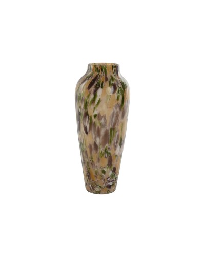 Vase Home ESPRIT Multicouleur Verre Moderne 18 x 18 x 41,5 cm