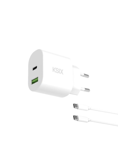 Chargeur mural KSIX Blanc 30 W