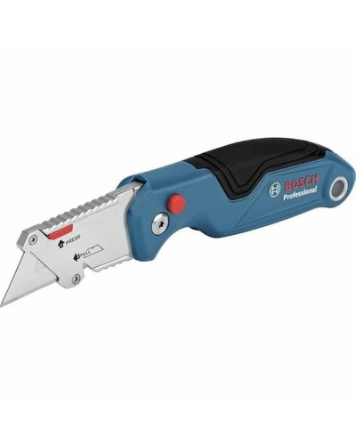 Cúter Plegable Bosch | Hoja de Acero | Empuñadura de Aluminio | Uso Profesional
