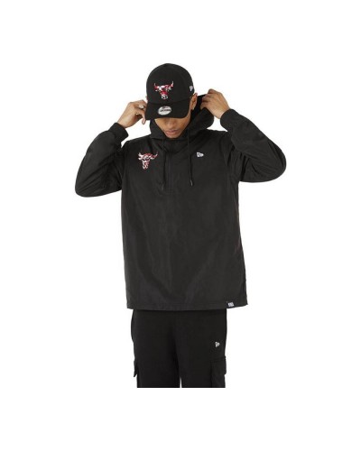Tröja med huva Herr New Era Chicago Bulls Svart