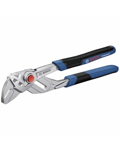 Llave ajustable Bosch de rodillo: ajuste fácil, agarre seguro.
