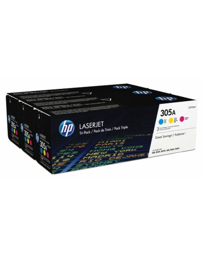 Original Toner HP 305A Trefärgad