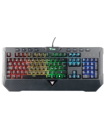 ITEK GAMING "Q11" MEMBRANE KEYBOARD, RGB, MULTIMEDIA, USB - ITKGMMQ11