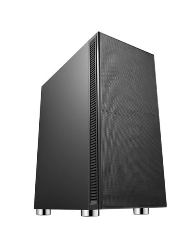 ITEK M.TOWER "SYLENT 05 EVO" Case, 2*USB3, 3*12cm Fans, Sound Dampening, No PSU, Black - ITGCSY05E