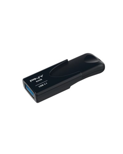 PNY USB 3.0/3.1 64GB ATTACHE 4 Flash Drive - FD64GATT431KK-EF
