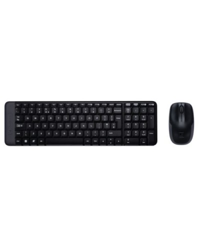 LOGITECH MK220 Wireless Keyboard and Mouse Combo - Black - USB - 920-003721