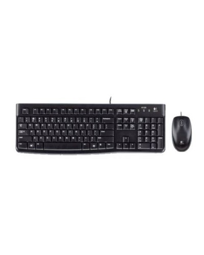 LOGITECH KEYBOARD + MOUSE MK120 USB BLACK - 3 BUTTONS Italian Layout 920-002543