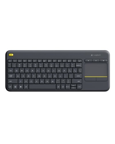 TASTIERA LOGITECH "WIRELESS TOUCH K400 UNIFYING" Compatibile con Windows 10 NERA - 920-007135