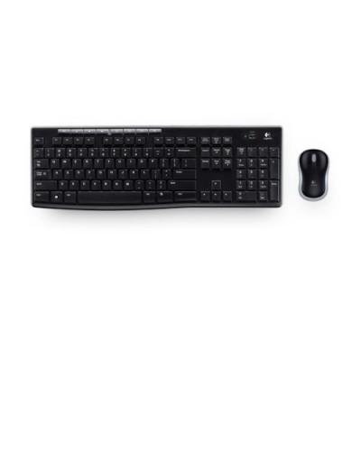LOGITECH Keyboard + Mouse "Wireless Desktop" MK270 BLACK USB (COMBO) - 920-004512