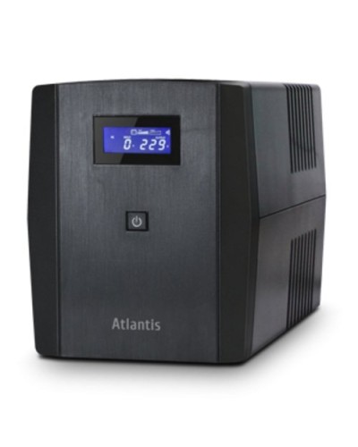 UPS ATLANTIS A03-S1200 Server UPS 1200VA (700W) Stepwave Line Interactive Dual Battery USB IEC & Schuko