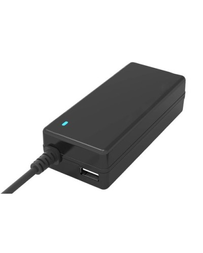 ITEK 65W Universal Laptop Power Adapter - 12 Connectors, USB Port, 100-240VAC, 15-20VDC - ITNBAE65