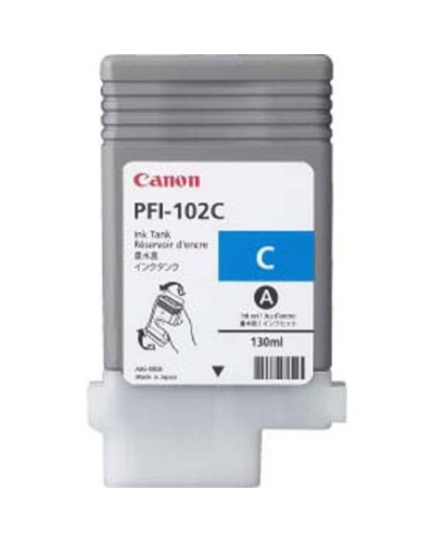 CANON PFI-102C Cyan Ink Tank (130ml) 0896B001 for iPF 610/710/720/605/510