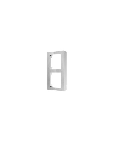 Hikvision 2-Module Intercom Wall Mounting Frame Silver - DS-KD-ACW2/S