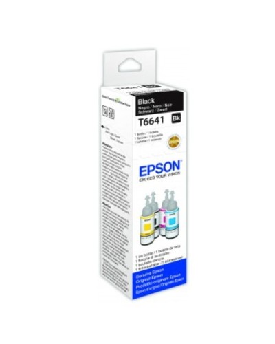 EPSON C13T664140 Black Ink Bottle 70ml for EcoTank L300 L355 L555 ET-2500 ET-2550 ET-2600 ET-2650 ET-4500 ET-14000