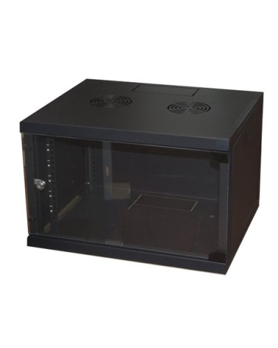 RACK LINK 19' 6U Wall Mount Network Cabinet (H)350x(W)540x(D)450mm Assembled Black - LK1907UN