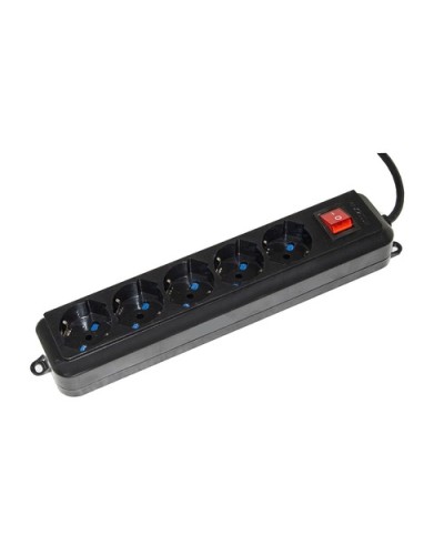 LINK 5-Outlet Universal Power Strip - Black