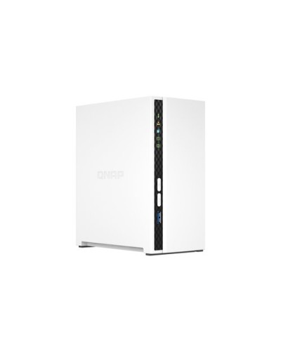 QNAP TS-233 NAS Tower, 2-Bay, No HDD, 3.5/2.5" SATA, ARM 2.0GHz Quad-Core, 2GB RAM, 1xGiga LAN, 1xUSB 3.2, 1xUSB 2.0
