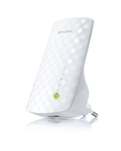 WIFI RANGE EXTENDER UNIVERSALE WIRELESS TP-LINK AC750 RE200 433Mbps at 5GHz + 300Mbps 802.11ac/a/b, 2 ANTENNE INTERNE