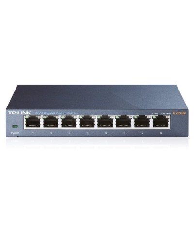 TP-Link TL-SG108 8-Port Gigabit Ethernet Desktop Switch (Metal Case, V3)