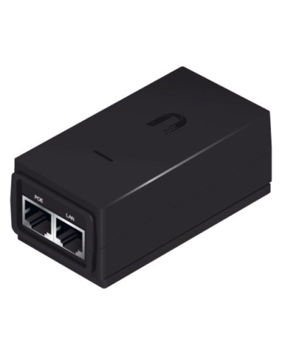Ubiquiti PoE Injector PoE-24, 24VDC 0.5A, 12W, Gigabit - POE-24-12-W-G - Black