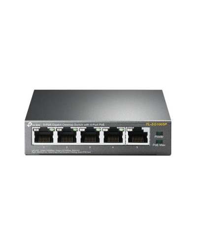 TP-LINK TL-SG1005P 5-Port Gigabit Switch with 4-Port PoE