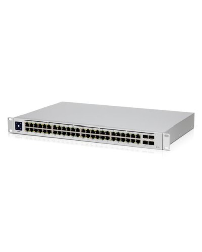 UBIQUITI SWITCH USW-48-POE-EU 48-Port Gigabit LAN (32 PoE Ports, 195W Budget) + 4 1G SFP Ports L2
