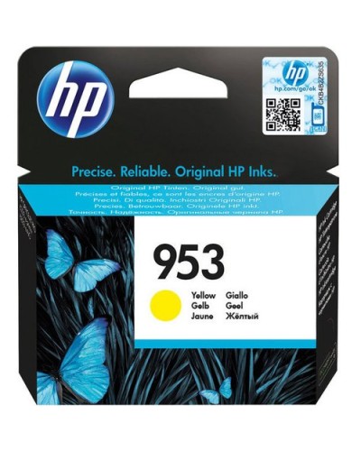 HP 953 Yellow Ink Cartridge (F6U14AE) - Compatible with HP OJ-8210, OJ-8710, OJ-8720, OJ-8725, OJ-8730, OJ-8740, OJ-7740, OJ-77