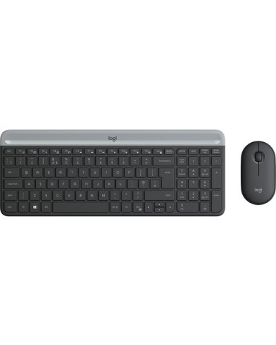 LOGITECH Keyboard+Mouse Wireless Desktop MK470 COMBO USB Ultra-Slim Graphite 920-009196