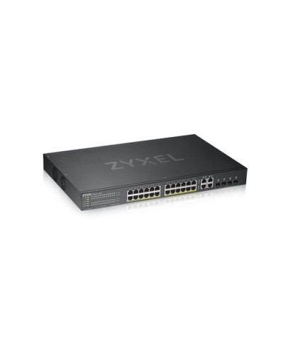 ZYXEL GS-1920-24HPV2 24P GIGABIT PoE (375W) SWITCH + 4P DUAL GIGABIT, IPv6, VLAN, WEB MANAGED, Rack, FREE Nebula Basic Cloud Man