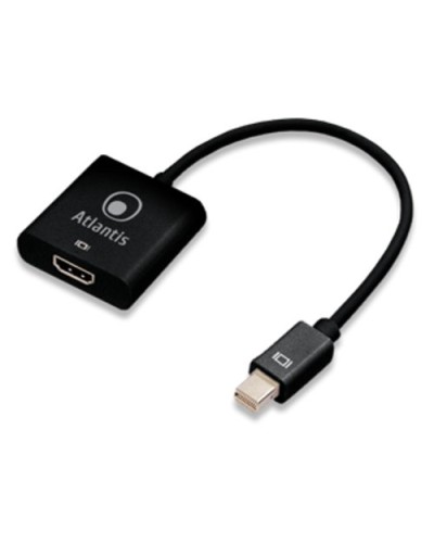 ATLANTIS MINI DISPLAYPORT TO HDMI ADAPTER, M/F, 0.17M, BLACK, A04-MINIDP_HDMI