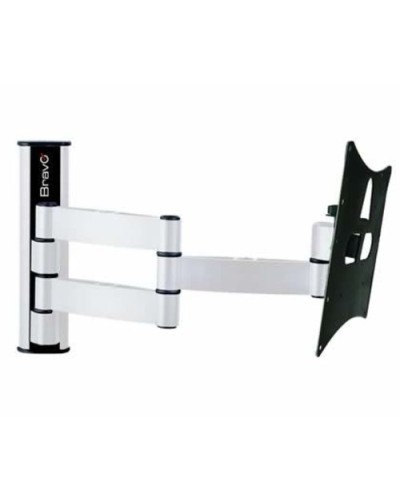 BRAVO "LCD10B" TV Bracket 23"-40", Max 20Kg, Max VESA 10x10cm, Adapts 20x10/20x20 WHITE - Swivel -10°/+15°