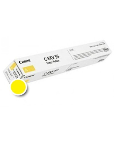 CANON C-EXV55 Yellow Toner 18,000 Page Yield for IR C256i C257i C259i C356i C357i C359i C356P 2185C002