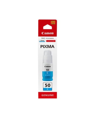 CANON GI-50 C CYAN Ink Bottle 70ml 7,700 Page Yield for PIXMA G6050 G5050 G7050 GM4050
