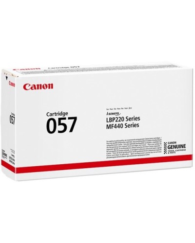 CANON 057 BK Black Toner 3100PP for MF443dw MF445dw MF446X MF449X LBP223dw LBP226dw LBP228X MF453dw MF455dw LBP233dw LBP236dw