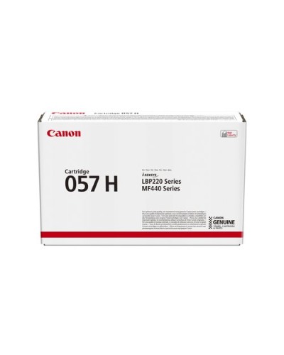 CANON 057H Black Toner Cartridge (10,000 Page Yield) - MF443dw MF445dw MF446X MF449X LBP223dw LBP226dw LBP228X MF453dw MF455dw L